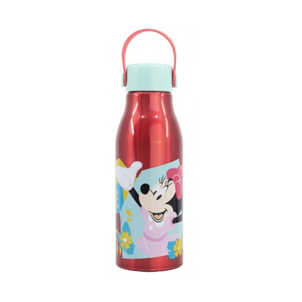 Stor Kitchen & Dining Red / Brand New Stor Flexi Handle Aluminium Bottle 760ml Minnie Mouse Being More Minnie - 74461