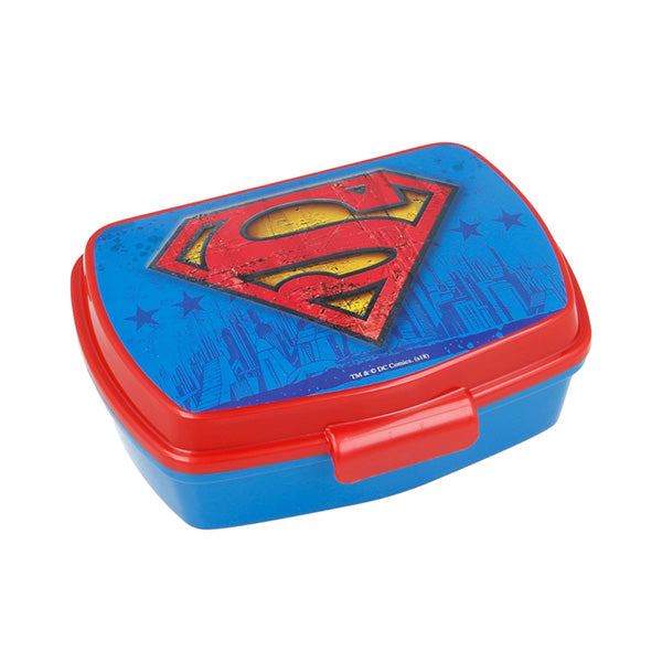 Stor Kitchen & Dining Blue / Brand New Stor Funny Sandwich Box Superman Symbol - 85675