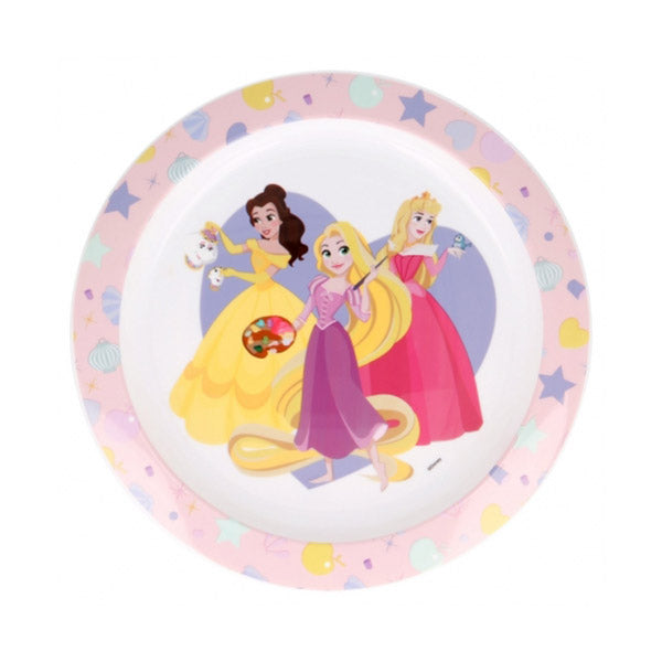 Stor Kitchen & Dining Pink / Brand New Stor Kids Micro Plate Disney Princess True - 51247