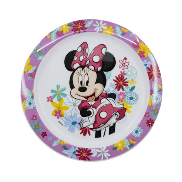 Stor Kitchen & Dining Pink / Brand New Stor Kids Micro Plate Minnie Mouse Spring Look - 74447