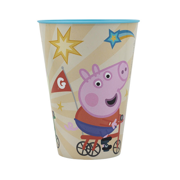 Stor Kitchen & Dining Blue / Brand New Stor Large Easy Tumbler 430ml PEPPA PIG Kindness Counts - 41206