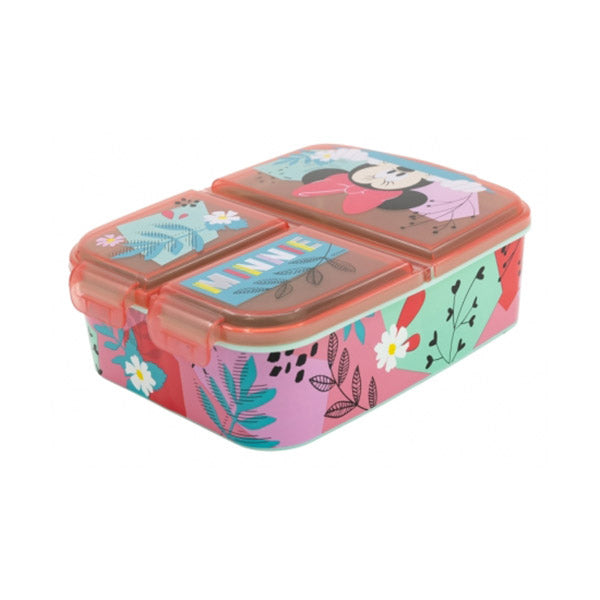 Stor Kitchen & Dining Pink / Brand New Stor Multi Compartment Sandwich Box Minnie Mouse Being More Minnie - 74420