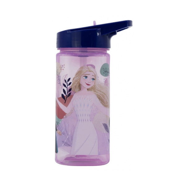 Stor Kitchen & Dining Violet / Brand New Stor Square Water Bottle 510ml Frozen Trust The Journey - 74214