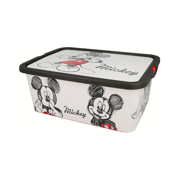 Stor Kitchen & Dining Black / Brand New Stor Storage Click Box 13L Mickey Fancy - 2645