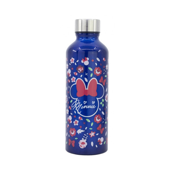 Stor Kitchen & Dining Blue / Brand New Stor Young Adult Aluminium Trend Bottle 755ml Minnie Mouse Gardening - 75709