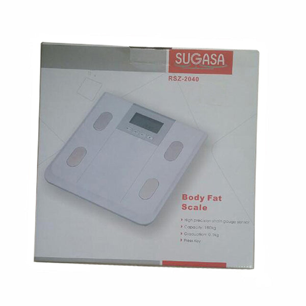 Sugasa Health Care White / Brand New Sugasa Digital Bathroom Electronic Weight Scale - 2040