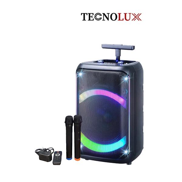 TechnoLux Audio TECNOLUX Single 8 Inch Media 80W High Power Party Speaker HS-TS08G8