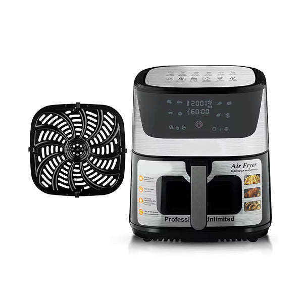 TechnoLux Kitchen & Dining Black/silver / Brand New Technolux Air Fryer 10L T-5351