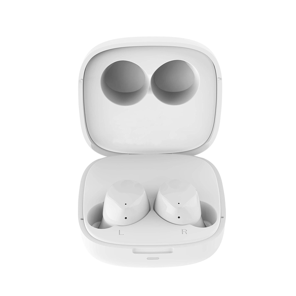 Tecno Audio White / Brand New Tecno Hipods H2 True Wireless in Ear Earphones (TWS- White) with Mic, Real Stereo Sound, 24 Hrs of Music, BT 5.0, IPX4 Water Resistance, Noise Cancellation and Smart Touch Controls