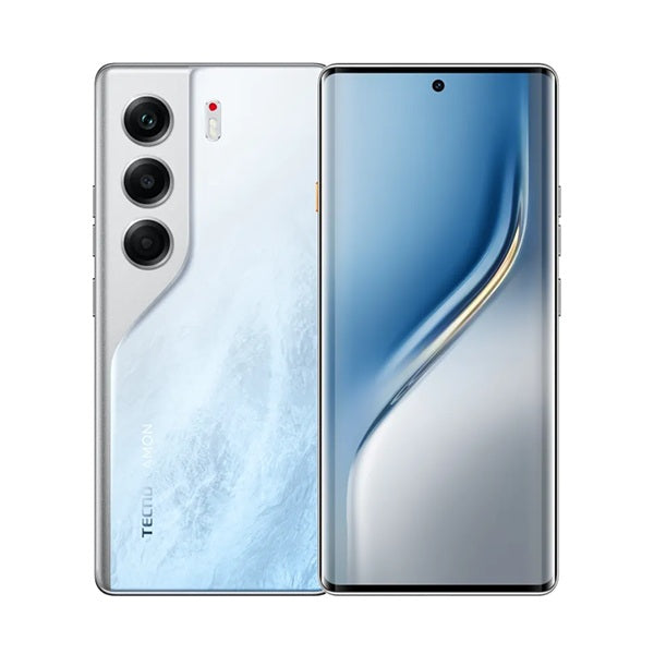 Tecno Communications Glacier White / Brand New / 1 Year Tecno Camon 40 Pro 5G 24GB/256GB (12GB Extended RAM) Cover and Protection Included + Free PUBG Mobile 60 UC Voucher + 100 Days Screen Replacement Warranty