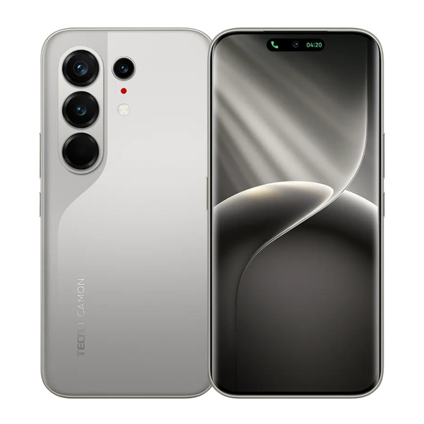 Tecno Communications Titanium / Brand New / 1 Year Tecno Camon 50 Ultra 24GB/256GB (12GB Extended RAM) + Cover and Protection Included + 100 Days Screen Replacement Warranty