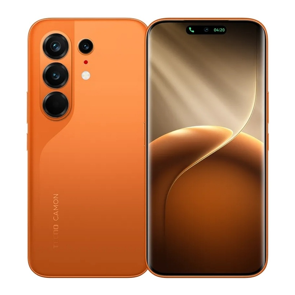Tecno Communications Orange / Brand New / 1 Year Tecno Camon 50 Ultra 24GB/256GB (12GB Extended RAM) + Cover and Protection Included + 100 Days Screen Replacement Warranty