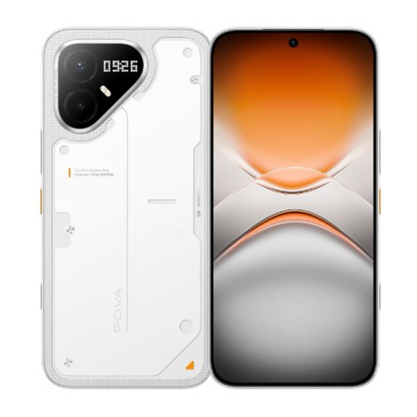 Tecno Communications White / Brand New / 1 Year Tecno Pova 8 Pro 5G 16GB/256GB (8GB Extended RAM) + Cover and Protection Included + 100 Days Screen Replacement Warranty