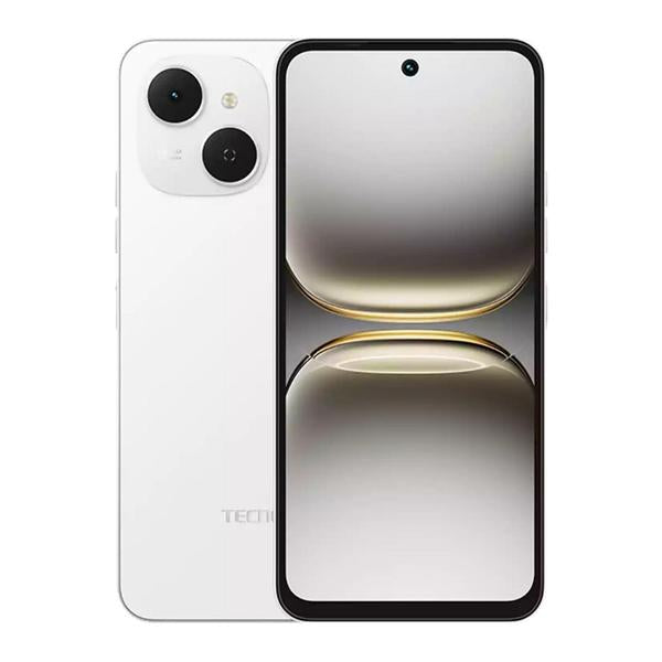 Tecno Communications Veil White / Brand New / 1 Year Tecno Spark 40C 16GB/256GB (8GB Extended RAM) + Cover and Protection Included + 100 Days Screen Replacement Warranty