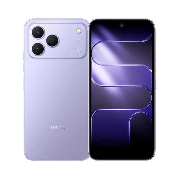 Tecno Communications Aurora Purple / Brand New / 1 Year Tecno Spark 50 12GB/128GB (8GB Extended RAM) + Cover and Protection Included + 100 Days Screen Replacement Warranty