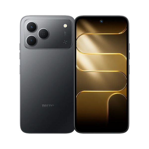 Tecno Communications Ink Black / Brand New / 1 Year Tecno Spark 50 12GB/128GB (8GB Extended RAM) + Cover and Protection Included + 100 Days Screen Replacement Warranty