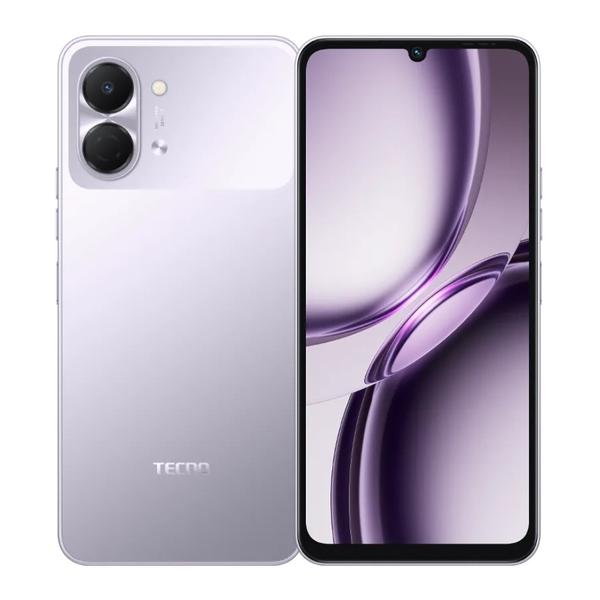 Tecno Communications Aurora Purple / Brand New / 1 Year Tecno Spark Go 3 8GB/128GB (4GB Extended RAM) + Cover and Protection Included + 100 Days Screen Replacement Warranty