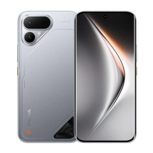 Tecno Melting Silver / Brand New Tecno Pova Curve 2 5G 16GB/256GB (8GB Extended RAM) + 1 Year Screen Warranty + Free 200GB Cloud Storage Valid for 3 Years + Premium Edition Case + Tecno Watch Active 3