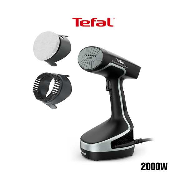 Tefal Household Appliances Tefal Handheld Clothes Steamer, Powerful 90g/min Steam Boost, 2000W, Ready To Use In 25 Seconds, Black And Silver, DT8250