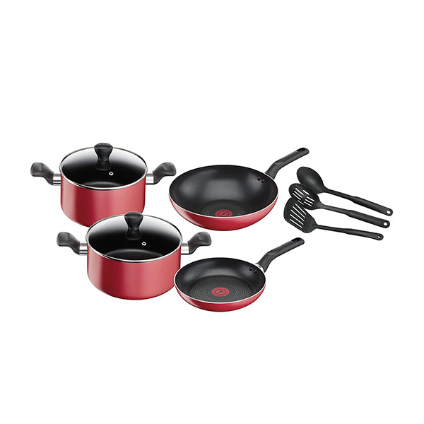 Tefal Kitchen & Dining Red / Brand New Tefal Super Cook Cooking Set 9 in 1 B460S984