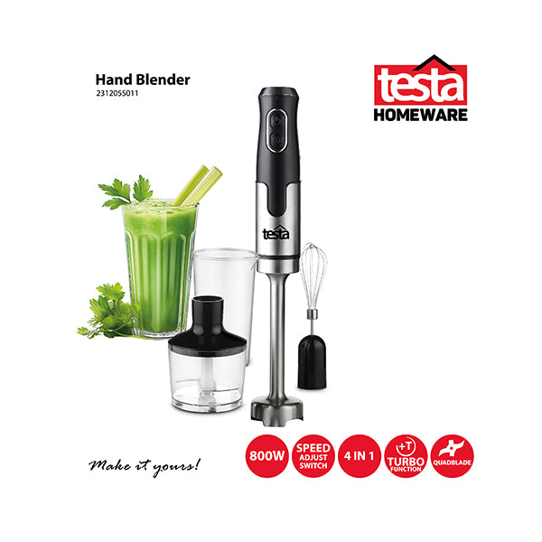 Testa Kitchen & Dining Brand New / 1 Year Testa 4 in 1 Hand Blender + FREE Testa Glass Bakeware 2.2L Rectangle