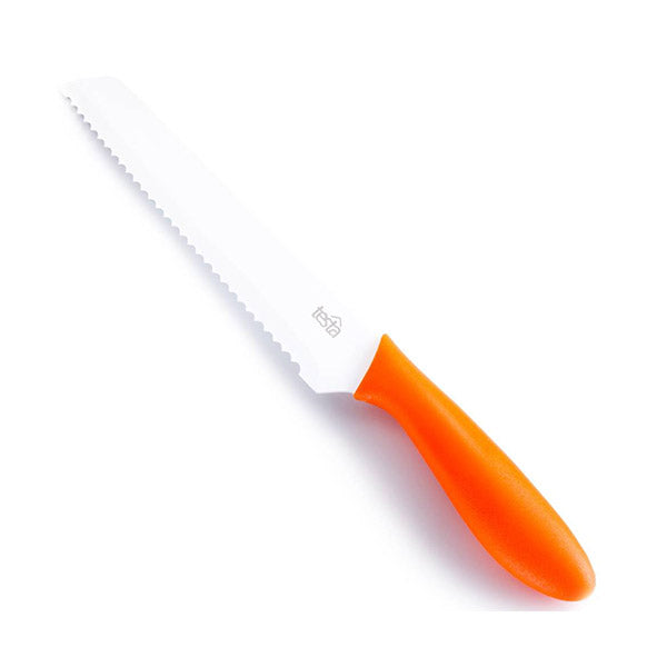 Testa Kitchen & Dining Orange / Brand New Testa, Bread knife PP Handle 8'', Non-Stick Coated - 1534025065