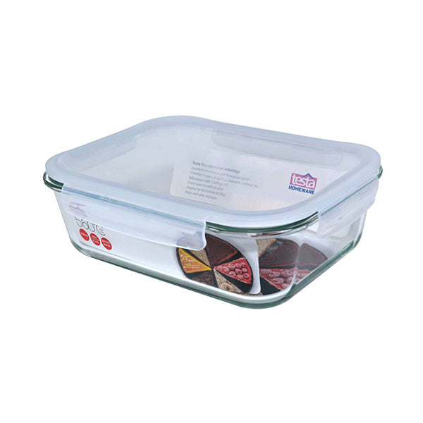 Testa Kitchen & Dining Transparent / Brand New Testa Food Container 1050Ml Rectangle - 2734040005