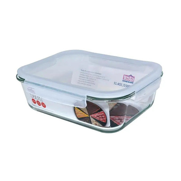 Testa Kitchen & Dining Transparent / Brand New Testa Food Container 2500Ml Rectangle - 2734040007