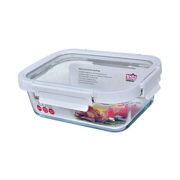 Testa Kitchen & Dining Transparent / Brand New Testa Food Container 640Ml Rectangle (New) - 2734040011