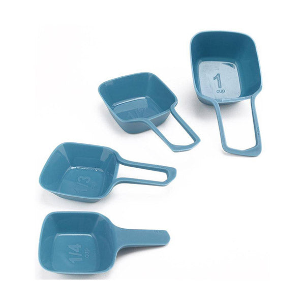 Testa Kitchen & Dining Blue / Brand New Testa, Nesting 4Pcs Measuring Cup Set - 1634075090