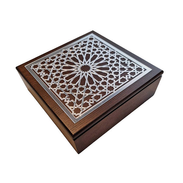 Testa Kitchen & Dining Brand New / Model-2 Testa Wooden Tea Box Size: 23 x 23 x 8 Cm - Available in different Models