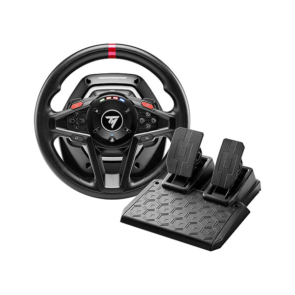 THRUSTMASTER Store Electronics Accessories Black / Brand New Thrustmaster T128P, Force Feedback USB Racing Wheel with Magnetic Pedals (PS5, PS4, PC)
