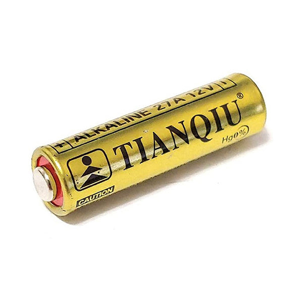 Tianqiu Electronics Accessories Bronze / Brand New Tianqiu 12 Volt Alkaline Battery for Household Items, Electronic Products Pack of 5 - A27