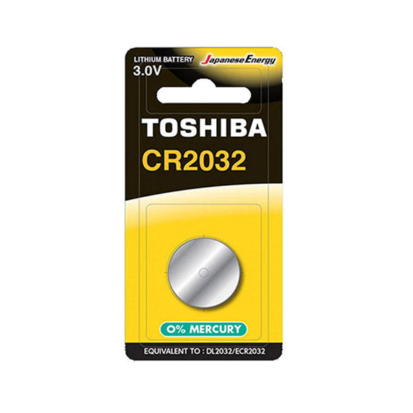 Toshiba Electronics Accessories Silver Blue / Brand New Toshiba CR2032 3V Lithium Battery 1 Piece BP-1C