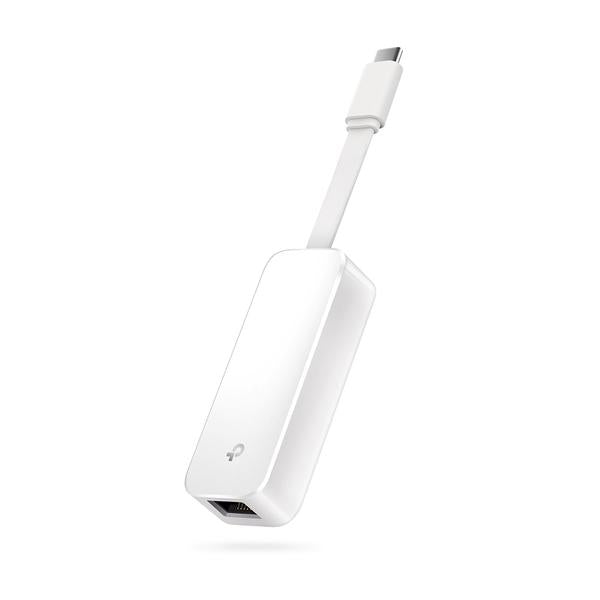TP-Link Networking White / Brand New / 1 Year TP-Link, USB Type-C to RJ45 Gigabit Ethernet Network Adapter, UE300C