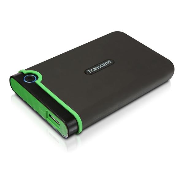 transcend Electronics Accessories Green / Brand New / 1 Year Transcend 2 TB StoreJet M3 Military Drop Tested USB 3.0 External Hard Drive (TS2TSJ25M3)