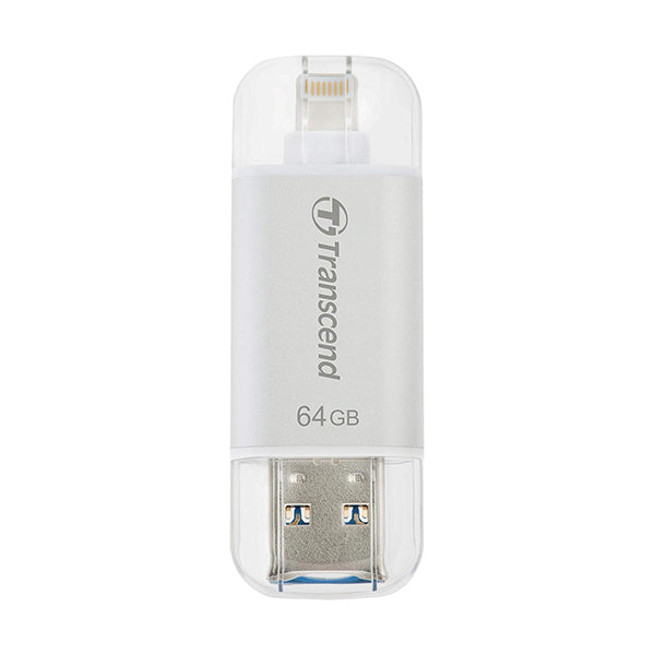 transcend Electronics Accessories Silver / Brand New / 1 Year Transcend 64GB JetDrive Go 300 Silver Plating (TS64GJDG300S)