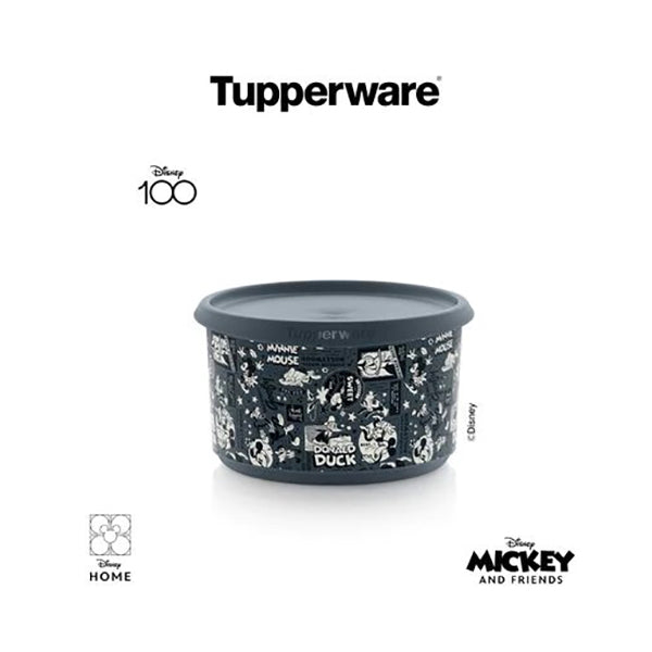 Tupperware Kitchen & Dining Black / Brand New Tupperware, One Touch Canister Disney 1.4L - 271422