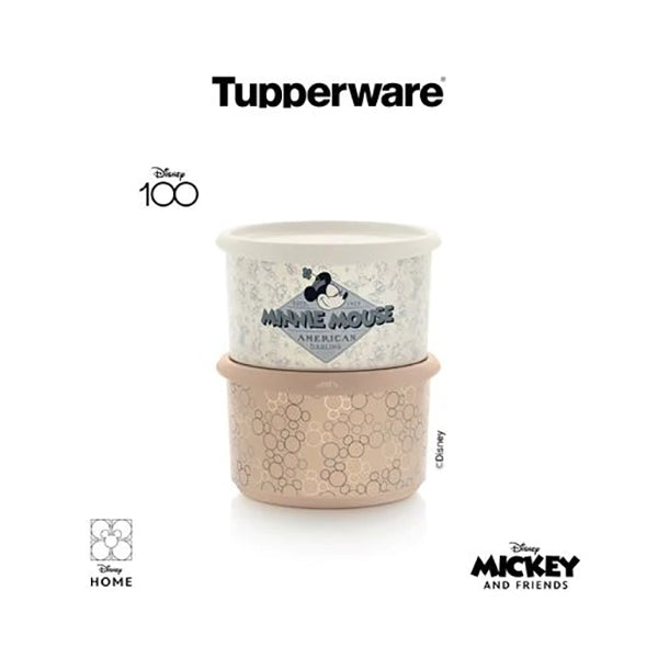 Tupperware Kitchen & Dining Beige / Brand New Tupperware, One Touch Canister Disney 940Ml - 271423