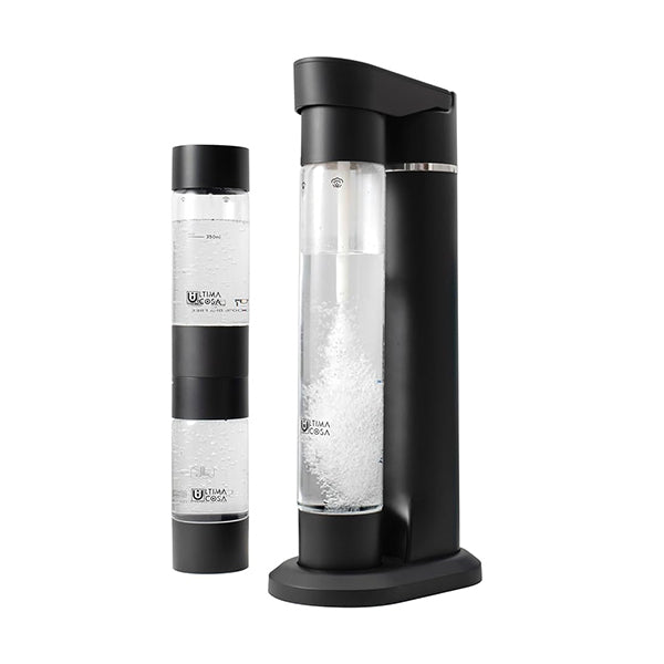 Ultima Cosa Kitchen & Dining Black / Brand New Ultima Cosa, Presto Frizzante Soda Maker + Free 60L Bubble Bro Co2 Cylinder + 3x Free 1L + 500ML + 350ML Reusable Bottles