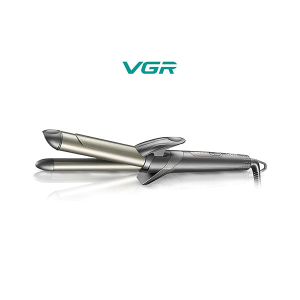 Vgr Personal Care VGR Professional 2-in-1 Curling Iron - 25mm Ceramic Barrel, Uniform Heat Technology, Ceramic Coating, LED Indicator, 4 Temp. Settings up to 200°C, 360° Swivel Cord for Effortless Styling - V-571