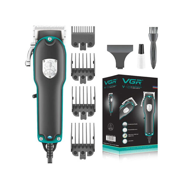 Vgr Personal Care Black / Brand New VGR V-123, Professional Hair Clipper with Powerful DC Motor - 97143