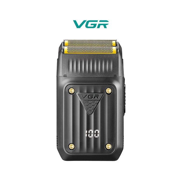 Vgr Personal Care VGR V-363 Electric Foil Shaver Men - Cordless Rechargeable via USB-C Razor 80 Min Battery - 8000 RPM - Mens Shaving Machine for Beard, Face Hair, Bald Head, Neck, Skin Fade - Close Clean