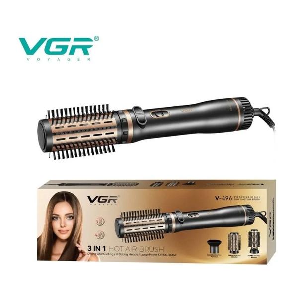 Vgr Personal Care VGR V-496 Personal Care 3 In 1 Hot Air Brush Smooth Comb Electronic