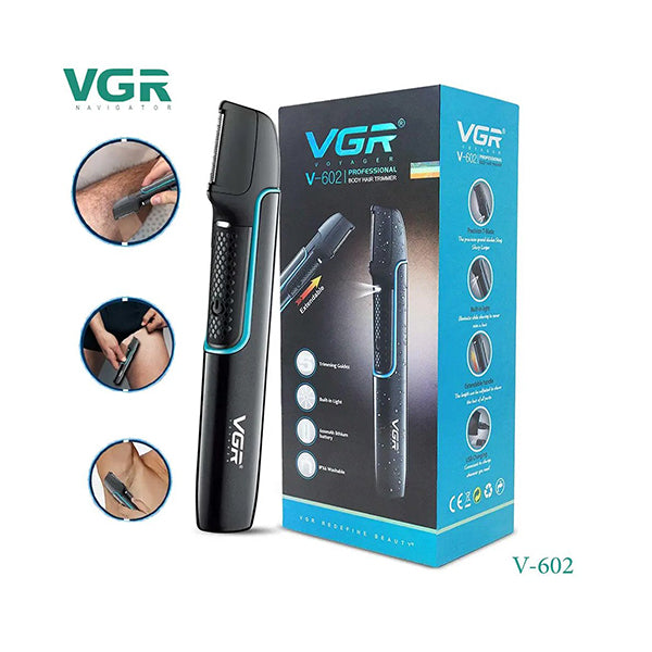 Vgr Personal Care Black / Brand New VGR V-602 Professional Body Hair Trimmer