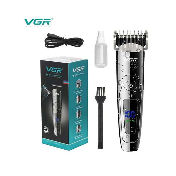 Vgr Personal Care VGR Water Proof Professional Rechargeable Hair Trimmer Electric Usb Hair Clipper - V-072
