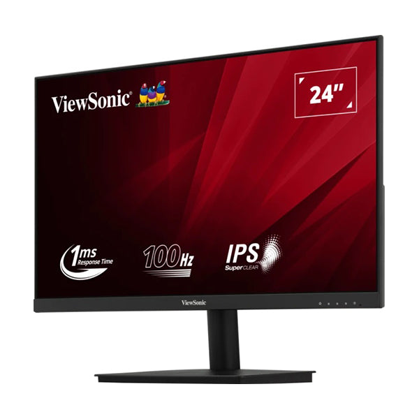 ViewSonic Video Black / Brand New / 1 Year ViewSonic VA240-H 24’’ FHD Monitor 1ms Response time | Static Contrast Ratio 1000, 1(typ) | Blue Light Filter | Backlight life 30000 hrs | Flat | Flicker Free | 100 Hz | Full HD (1920x1080) | 1 VGA | 1 HDMI