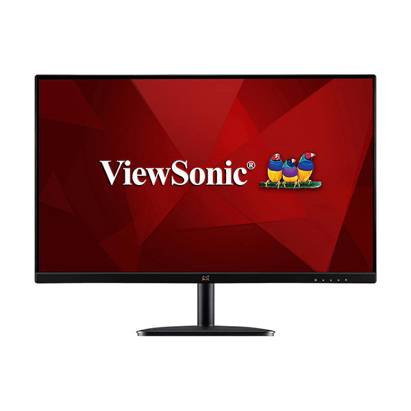 ViewSonic Video Black / Brand New / 1 Year ViewSonic VA2432-MHD 24-inch Full HD IPS Monitor with Frameless Design and dual integrated speakers, VGA, HDMI, DisplayPort, Eye Care for Work and Study at Home