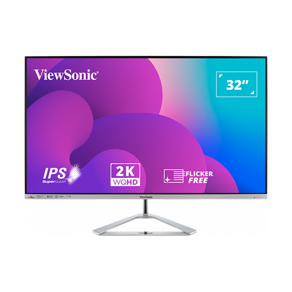ViewSonic Video Black / Brand New / 1 Year ViewSonic VX3276-2K, Gaming Omni 32" Monitor