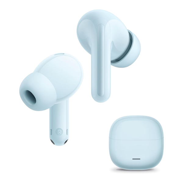 Xiaomi Audio Blue / Brand New / 1 Year Redmi Buds 8 Lite Wireless Earbuds, 42dB Hybrid Active Noise Cancellation, 8H/36H Battery, 12.4mm Dynamic Driver, Fast Charging, Dual-Mic Clear Calls, Google Fast Pair